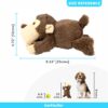 Barkbutler BOH The Bear + Aly The Gator + Garry The Giraffe Soft Squeaky Plush Dog Toy | Machine Washable | Reinforced Fabric | Non-Toxic | Durable Pet Toy | Cuddle, Play, Train, Chew, Tug