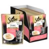 Sheba Fine Premium Kitten (2-12 Months) Wet Cat Food, Chicken Sheba Fine Premium Kitten (2-12 Months) Wet Cat Food, Chicken Premium Loaf, 70 g Pouch (Pack of 14), High-Moisture Gravy Kitten cat Food for Healthy Hydration