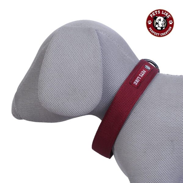 Pets Like Poly Collar, Maroon (32mm)
