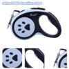 Dog Leash, Pet Products, Dog Chain, Pet Retractable Dog Leash, Anti-Slip Handle One Button Lock & Release, Cat & Dog Rope - Small, Medium, Large (Blue, 5m)