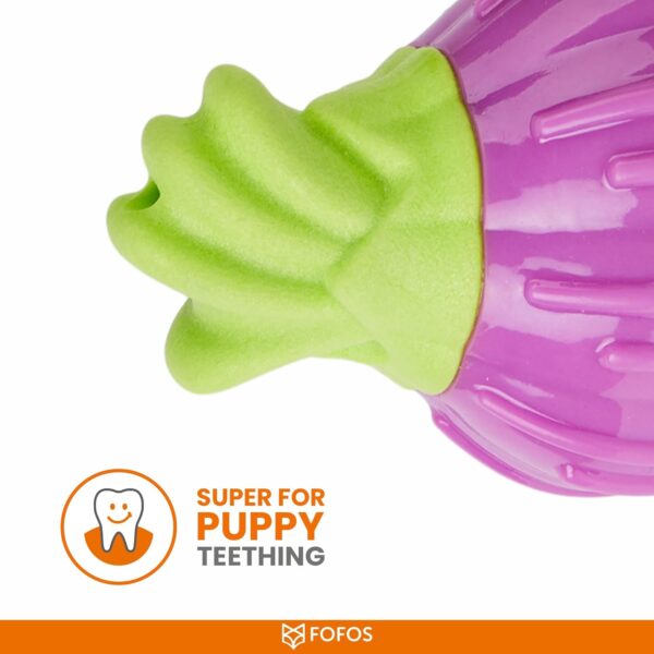 BarkButler x FOFOS Giggling Squeaker Dog Toy - Onion, Durable Chew Toys, Ideal Teething Toys for Puppy & Adult Dogs (5-30kgs), Interactive Dog Toys for Dogs of All Breeds
