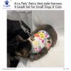 71Ub01wSFtL._SL1500_.jpg A+a Pets' Retro Vest Harness & Leash Set | No Pull, No Escape, Breathable, Cute Combo for Puppies, Small Dogs, Cats (Polka Blue, M)