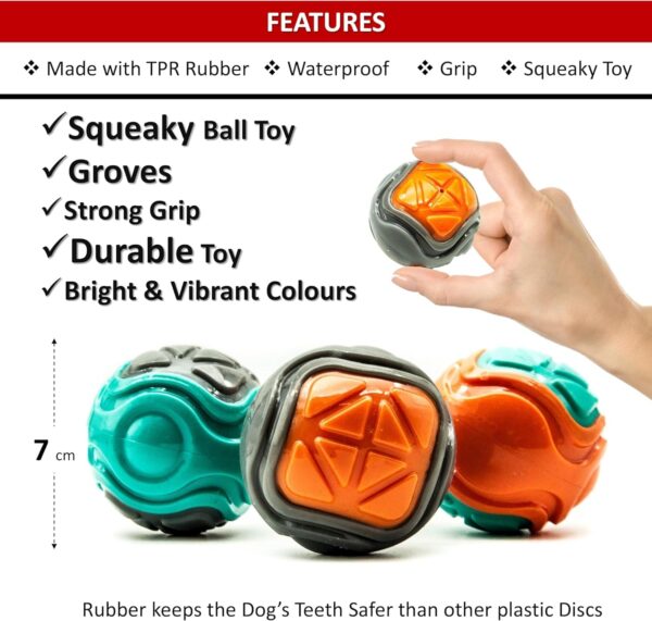 71VHM2A9bML._SL1500_.jpg PremiumAV Squeaky Rugby Dog Toy – Durable Bounce & Fetch Ball for Medium & Large Dogs, Interactive Chew Toy for Aggressive Chewers, Outdoor Play & Training