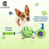 71X-d2z7S9L._SL1500_.jpg Interactive Toy Ball for Dogs Bouncing Giggle Ball Chew Ball for Aggressive Dogs Molar Dog Ball Self Moving Dog Toys Green Fun Ball for Medium and Large Dogs Pet Supplies – 5.5”x 5.5”