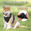 Harness Vest for Puppies Adjustable Soft Nylon Puppy with Hook and Loop Straps (Medium Black) (Harness Length 9 inch)
