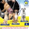 A+a Pets' Dog Lift Support Harness for Hind/Back Legs | for Disable Aged Injured Paralysed Arthritis Pets (Navy, L)