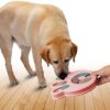 Foodie Puppies Pet Puzzle Toy for Dispensing Treats, Pet Toys Game for Training and Slow Feed, Non-Slip Feeder Designed for Dog, Puppies, Cats & Kittens Color May Vary (Paw Shape)
