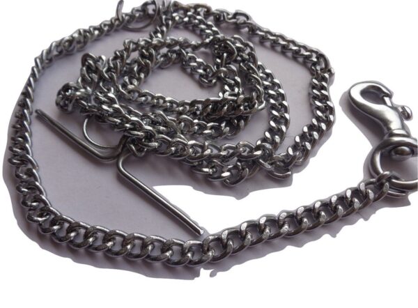 MUNCHOS Heavy Weight Dog Chain for Medium Breed Dogs, No.10 (156cm) Silver
