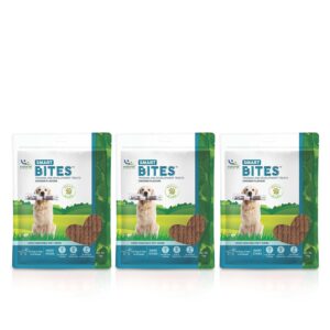 Natural Remedies Smart Bites - Training & Development Treats for Dogs & Puppies of All Breeds, Easily Digestible Soft Chew Short Sticks, Grain & Gluten-Free, Chicken Flavor, 75g (Pack of 3)