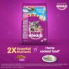 Whiskas Junior Mother Cat & Kitten (2-12 Months) Dry Cat Food, Ocean Fish Flavour, 450 g, Contains 41 Essential Nutrients, Complete & Balanced Nutrition for Mother Cats & Kittens (Pack of 2)