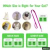 Buraq Basic Full Body Cat Harness with Leash Set for Walking | Escape Proof | Adjustable & Durable for Cats (Green)
