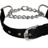 71bvDQvqitL._SL1500_.jpg Woofy Combo Half Dog Collar Chain Choke Collar and Training Leash for Large Breed with Strong Cast Hook (12mm) 1 Inch Choke Collar Width