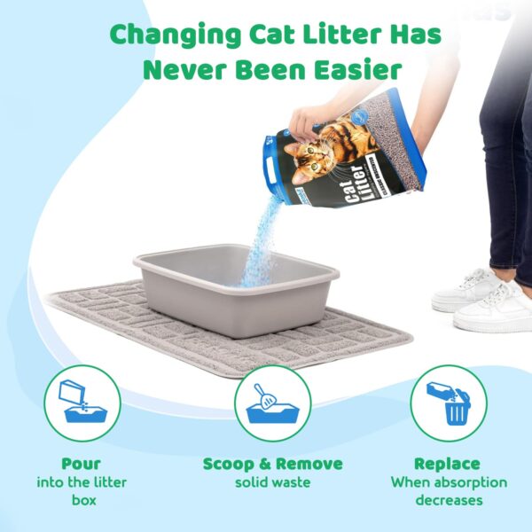 Cat Litter 5kg Jasmine | Premium Bentonite Clay, Gentle on Paws, Low Dust | Floral Fragrance & Fast-Clumping Cat Litter for a Fresh Litter Box