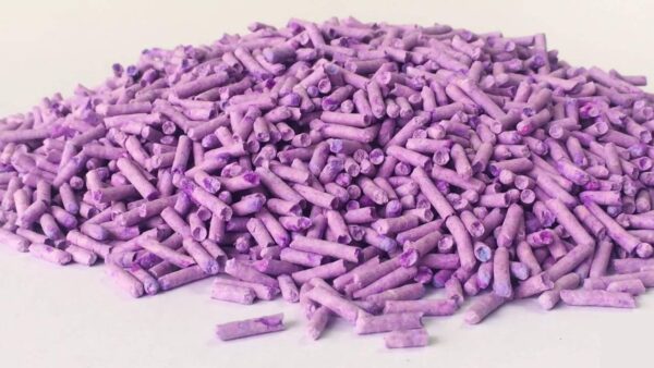 Petcrux Exclusive Organic Tofu Cat Litter 6 L = 2.5 Kg (Lavender, Pack of 2 - Total 5 Kg)