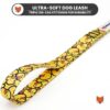 71cQQPOOlfL._SL1500_.jpg Wooflix Heavy Duty Nylon Dog Leash | Anti Slip Padded Handle Long Dog Leash | Highly Reflective Leash for Dogs | Dog Rope for Medium & Large Dogs | Dog Training Leash | (Yellow Duck, 5 Feet Long)