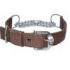 Stainless Steel Nylon Dog Harness with Choke Collar | Adjustable Durable Training & Walking Gear for Small, Medium & Large Dogs