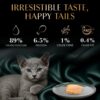 71e3Fi1T58L._SL1500_.jpg Sheba Fine Premium Kitten (2-12 Months) Wet Cat Food, Chicken Premium Loaf, 70 g Pouch (Pack of 14), High-Moisture Gravy Kitten cat Food for Healthy Hydration