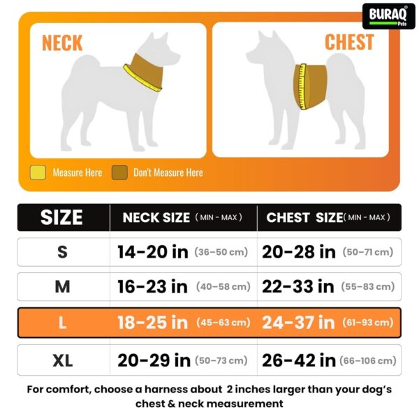 Buraq No Pull Tactical Dog Harness for Large Dogs, Heavy Duty, Adjustable Pet Harness with Handle for Easy Control, Dog Vest for Walking, Training, Hiking (S - Black)