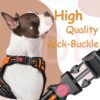 Premium Reflective Dog Vest Harness| Soft Breathable| Padded Handle| Adjustable Straps & Luxury Buckle | Soft Padded Mesh | No Pull | No-Choke | Chest 22-30 inch | All Medium Breed 14-22 Kg