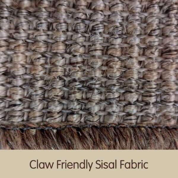 Mats Avenue Cat Litter Box and Tray Mat Natural Sisal Hand Made Beige Color with Wool Yarn End Finishing (45x75 CM)