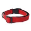 Zigly Lifestyle Classic Adjustable Dog Padded Nylon Neck Collar for Pets - X Small (12Mm) - Red