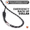 71fImTHhRGL._SL1500_.jpg Wooflix Heavy Duty Nylon Dog Leash | Anti Slip Padded Handle Long Dog Leash | Highly Reflective Leash for Dogs | Dog Rope for Medium & Large Dogs | Dog Training Leash | (Black, 6.5 Feet Long)