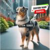 71fQKs6IpmL._SL1500_.jpg SUBAKA Customized Dog Harness with Personalized Pet Name Patches | No-Pull Camouflage Dog Vest | Reflective Straps | Adjustable Fit | Matching Leash Included (Printed Black, Medium (13-20 kgs))