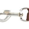 VIP Collection Nylon Dog Leash with Trigger Snap Hook for Comfortable and Convenient Walking and Training 5 feet Length (Brown, Extra Large)