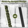 71gAvjhS9tL._SL1500_.jpg Hank Military Dog Leash | Heavy Duty Metal Hook | 3M Reflective | Stretchable Large Rope | Soft Double Handle | Suitable for Training, Walking, Adventure (Army Green 6 Feet)