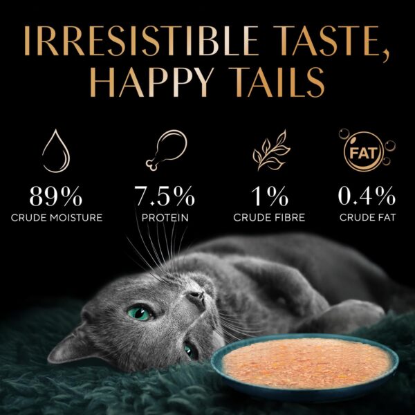71gCRTmNt6L._SL1500_.jpg Sheba Fine Premium Adult (1+ Years) Wet Cat Food, Tuna Pumpkin & Carrot in Gravy, 70 g Pouch (Pack of 28), High-Moisture Gravy cat Food for Healthy Hydration