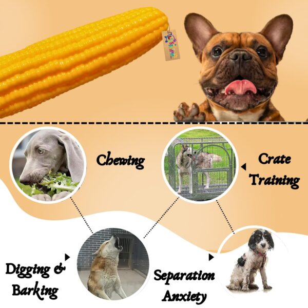 Western Era Long Corn Squeaky Toy -Interactive Plush Toy, Unleash Fun in Your Furry Friend, Buddy for Dogs & Cats, Perfect for Playtime, Chew Time, Cuddle Time, Long-Lasting for Your Beloved Pet