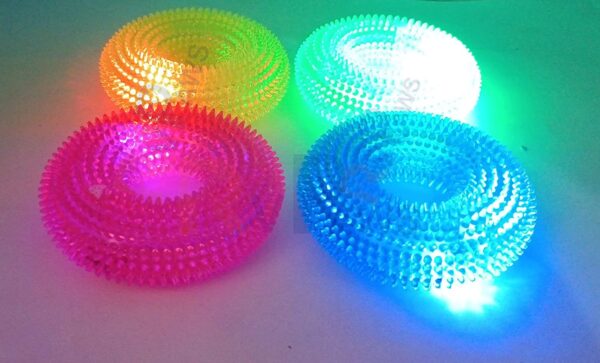 RvPaws Dog Chew Toy LED Light Dog Toys for Small RvPaws Dog Chew Toy LED Light Dog Toys for Small & Medium Dog Interactive Toy Dog Ring for Medium Large Dogs Puppy Chew Toys Pet Interactive Toy Ring
