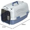 71hO31THijL._SL1500_.jpg AmazonBasics Two Door Top Load Pet Carrier, Small Size |19-inch | Portable Airline Pet Carrier for Cats, Puppies and Kitten | Small