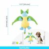 71hhsvnGcyL._SL1500_.jpg BarkButler Pookie The Dragon Plush Dog Toy - Soft & Squeaky Toys for Dogs, Dog Toys for Large Dogs (10-30kgs) - Blue