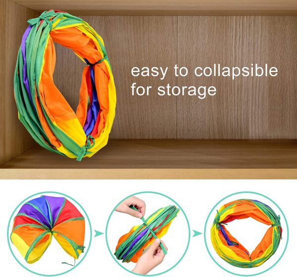 Foodie Puppies Cat Toys Cat Tunnel Pet Tube Collapsible Play Toy Indoor Outdoor Kitty Puppy for Puzzle Exercising Hiding Training Toy | Cats, Kittens, Rabbits, Guinea Pigs & Puppies (Slither Tunnel)