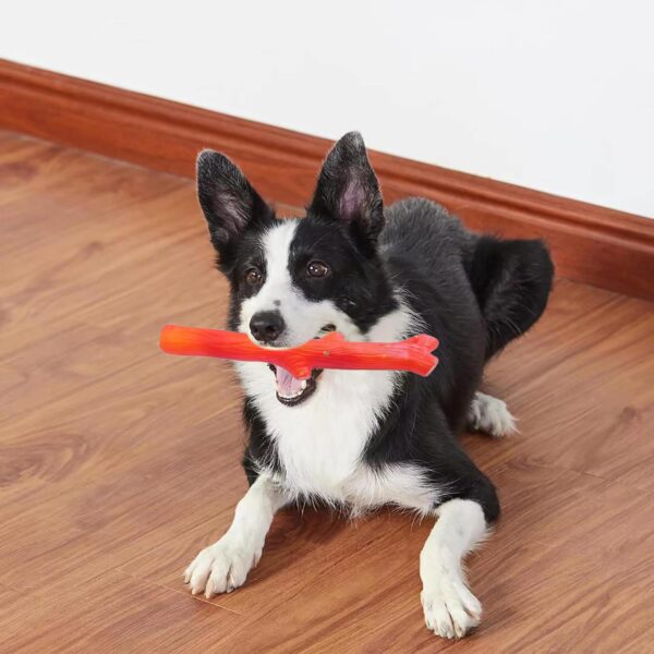 PremiumAV Indestructible Dog Chew Toys for Aggressive Chewers – Tough Durable Rubber Bone Toy for Small & Medium Dogs, Perfect for Training, Teeth Cleaning & Fitness
