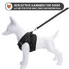 71ip85siqrL._SL1500_.jpg WOOFLIX Dog Harness for Small Dogs, Puppies and Cats | Suitable for Small Size Dogs, Cats & Puppies of 7 kg - 10 kg | Reflective Soft Padded Dog Harness with Secure Fit | Black (7 kg-10 kg Dog & Cat)