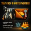 71ivGXTKdrL._SL1500_.jpg Sage Square Fleece Lined Warm Dog Jacket Windproof Camouflage Dog Vest Winter Coat, Apparel for Cold Weather Jacket, Random (1 Piece) (Camouflage, 3XL - 24 Inch)