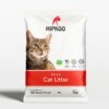 Hipkoo Exclusive Cat Litter 5Kg 100% Natural Unscented Bentonite Clay Dust Free Trial or Travel or Single Pack Fragrance Free Absorbent Eco-Friendly Sand for All Breeds of Cats