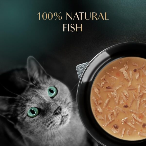 71jVbHnna6L._SL1500_.jpg Sheba Soup with Tuna Adult Wet Cat Food, 160g (4 x 40g), Finely Sliced Pieces of Tuna in Smooth, Silky and Velvety Broth (Pack of 4)