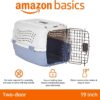 71joKXAUtKL._SL1500_.jpg AmazonBasics Two Door Top Load Pet Carrier, Small Size |19-inch | Portable Airline Pet Carrier for Cats, Puppies and Kitten | Small