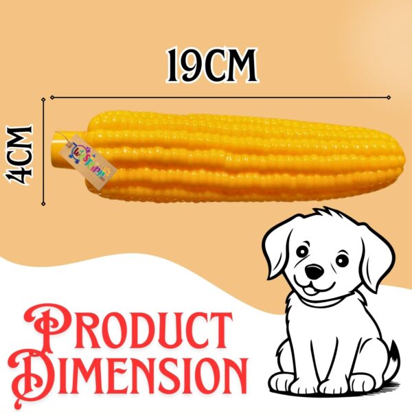 Western Era Long Corn Squeaky Toy -Interactive Plush Toy, Unleash Fun in Your Furry Friend, Buddy for Dogs & Cats, Perfect for Playtime, Chew Time, Cuddle Time, Long-Lasting for Your Beloved Pet