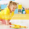 71k3pziSRcL._SL1500_.jpg PSK PET MART Squeaky Yellow Chicken Rubber, Chicken Large Hen Toy for Playing Kids and Pets (Pack of 1)