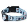 Zigly Lifestyle Doodle Dog Collar-Small - Blue-Adjustable & Durable Collar for Small Dogs | Stylish Pet Collar for Daily Use | Collars for Dogs