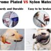 PSK PET MART Dog Chain Silver Grind No.10 Heavy Weight Dogs Leash Heavy Duty Dog Chain with Heavy Hook (L - 60 Inch) for Large Dogs