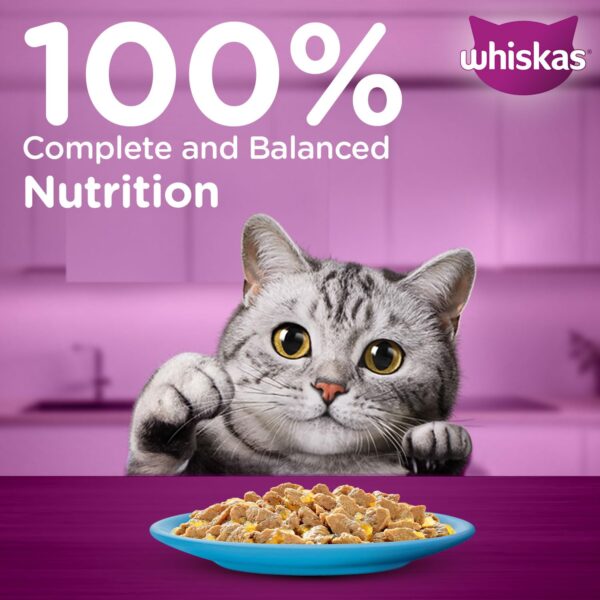71kwx5vJ6uL._SL1500_.jpg Whiskas Adult (1+ Years)) Wet Cat Food, Tuna in Jelly, 80 g (Pack of 56), Hydrating Food Made With Real Fish, 100% Complete & Balanced Nutrition for Adult Cat