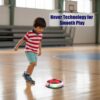 Mirana C-Type USB Rechargeable Battery Powered Hover Football Indoor Floating Hoverball Soccer | Air Football Smart | Made in India Fun Toy Best Gift for Kids Boys and Girls 2-10 Years (Red)