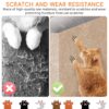 Qpets® Cat Scratch Pad, Scratching Pad for Cats, Wall Cat Scratcher Mat, Cuttable Adhesive Pet Scratching Mat for Wall, Cabinet, Couch, Floor (40x100cm)