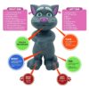Voice Repeating Talking Tom Toy - Intelligent Electronic Pet Cat for Kids - Voice Recording Talking Toy for Fun Interaction