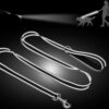 71mbSj8-SXL._SL1500_.jpg Dog Leash And Collar Combo Set|Highly Reflective|Dog Rope For Small, Medium & Large Dogs|(Size- Leash 4.8 Ft. + Collar (Medium, Black),146 cm